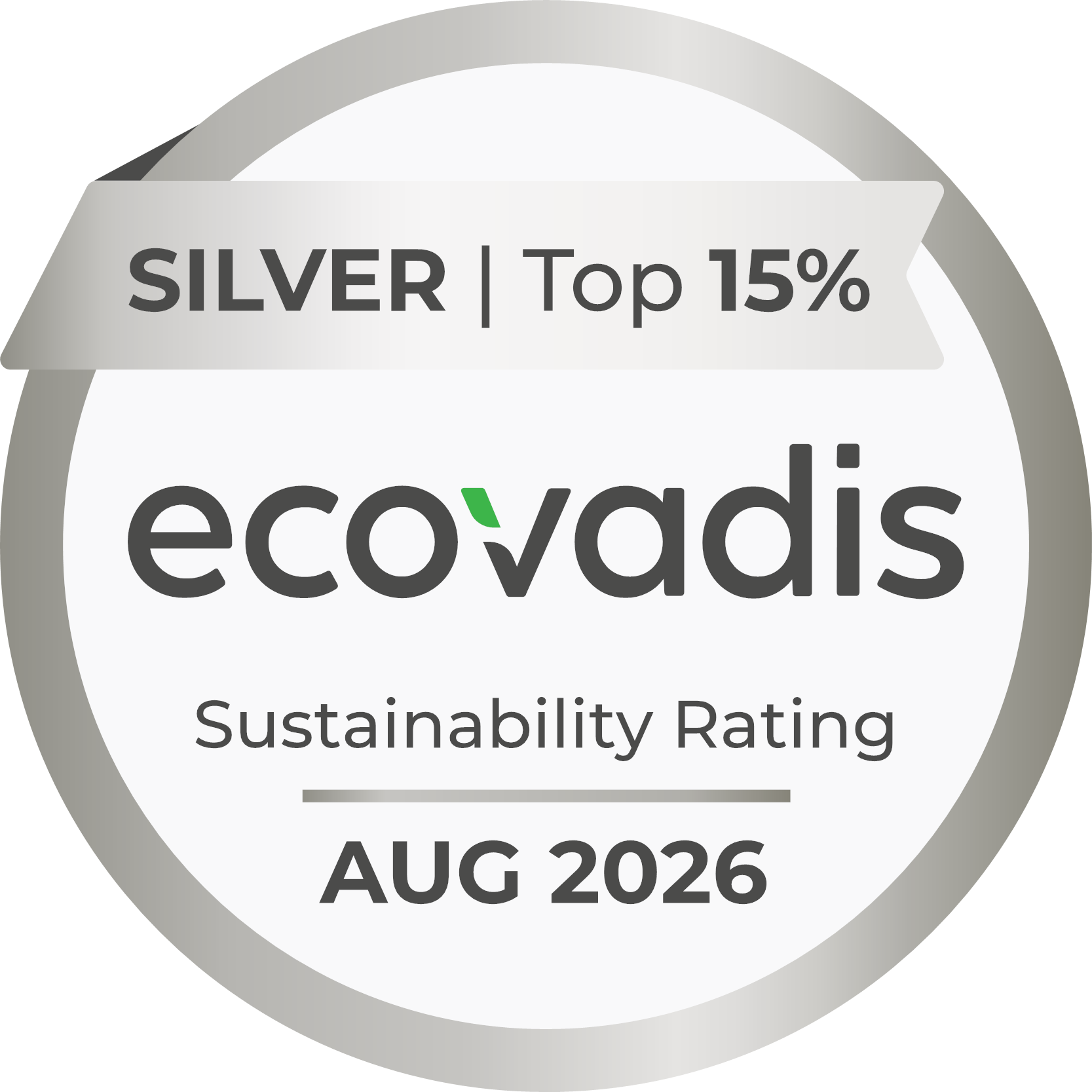 EcoVadis Silver Medal 2026